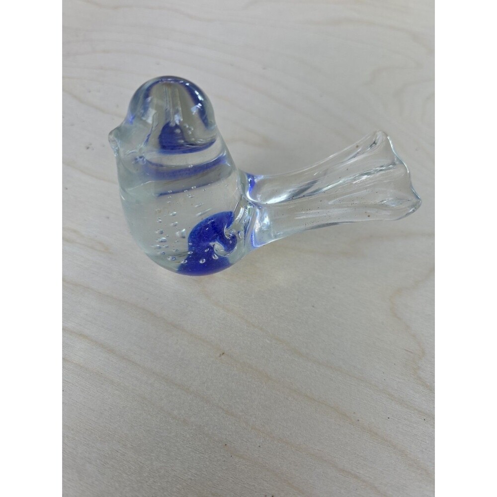Vintage Murano style hand blown glass bird.